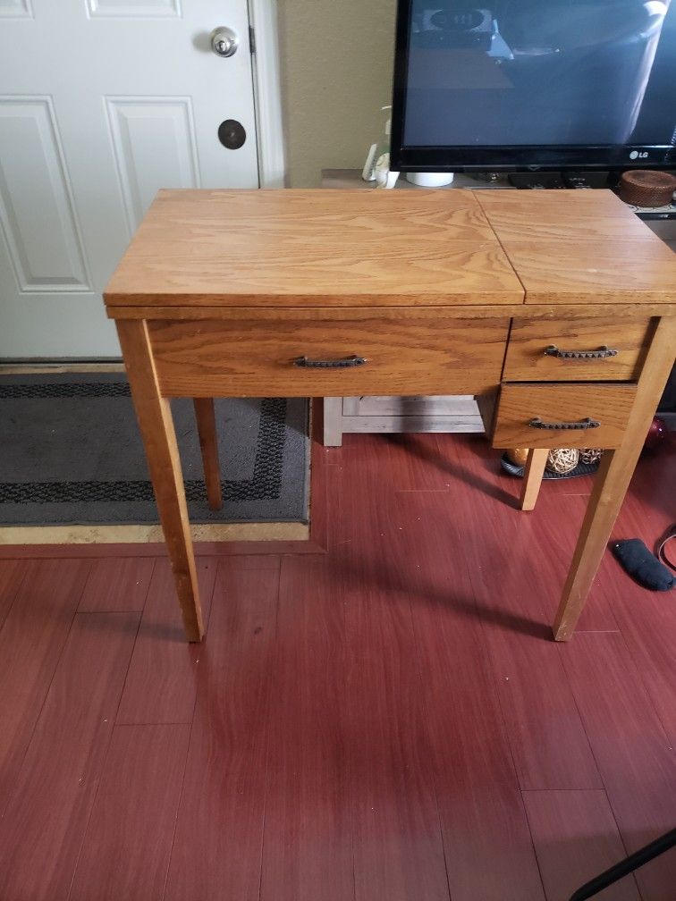 Sewing Machine Table Or Use As A Small Desk