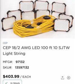 Construction led lights