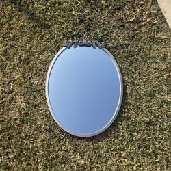 Silver Antique Wall Mirror