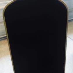 Heavy Brass Chalkboard Sign 