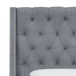 Annabel Upholstered Wingback Bed by Kelly Clarkson Home