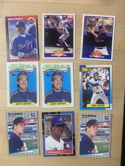 Ted Simmons/ Gary Carter Baseball Cards 