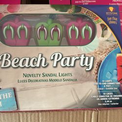 Beach Party Sandal Novelty Lights