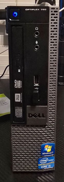 DeskTop DELL 790 - 2.5GHz CPU/8.0gb.RAM/256GB.SSD -  Windows 11, Wi-Fi, Work Good ✔️