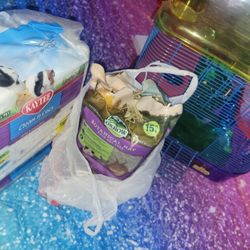 Hamster Two Story Home+ Extra Needed Supplies To Start Off As Shown On Picture