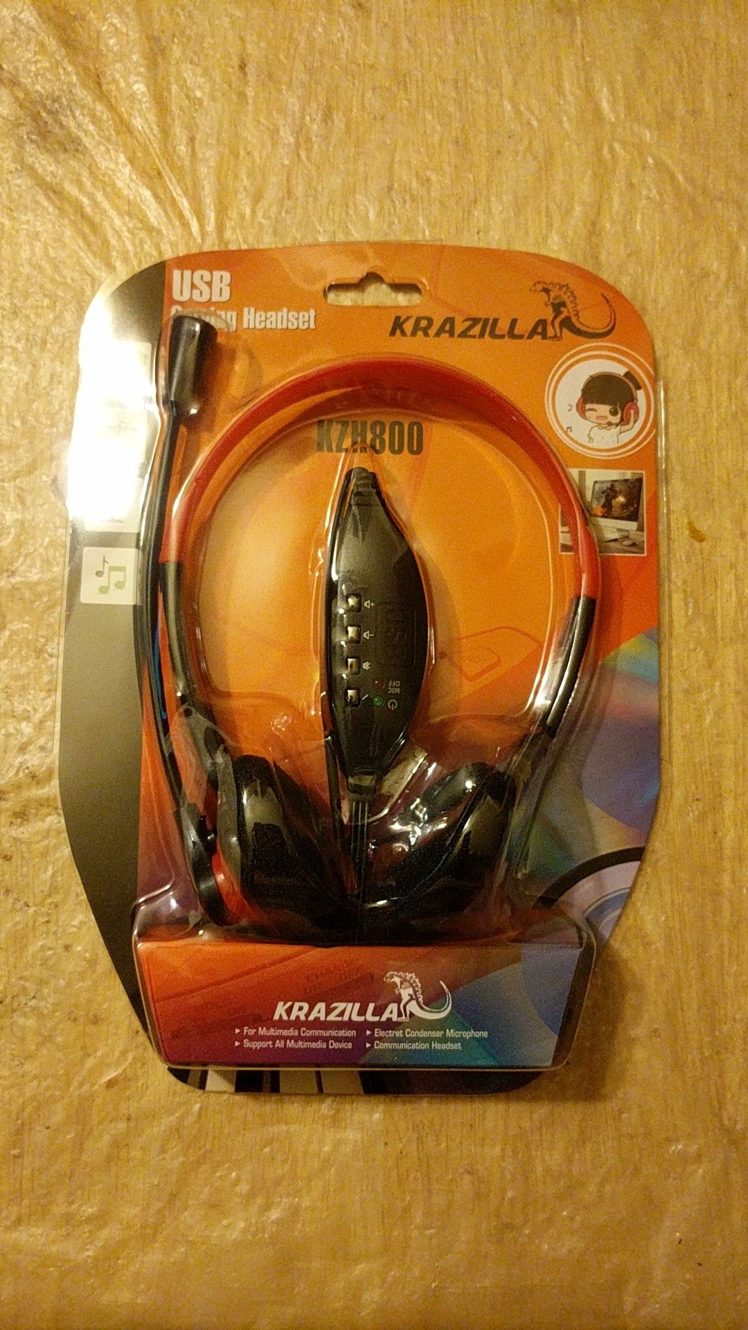 Krazilla KZH800 USB Gaming Headset