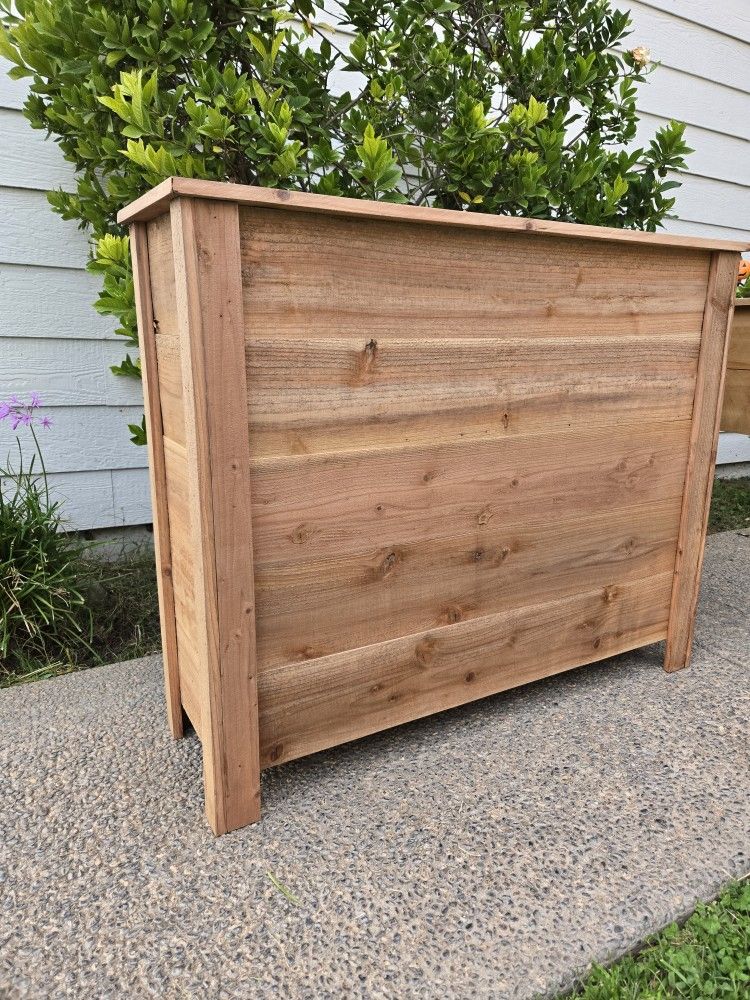 SALE!! Tall Cedar Planter- Handmade