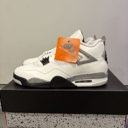 Air Jordan 4 White Clement Size 10.5 DS 