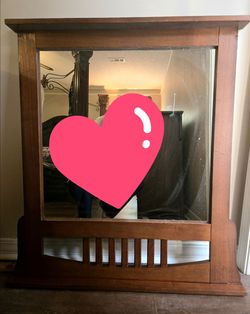 Dresser with matching mirror