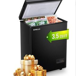 3.5 Cu Ft Chest Freezer Black New Sealedn
