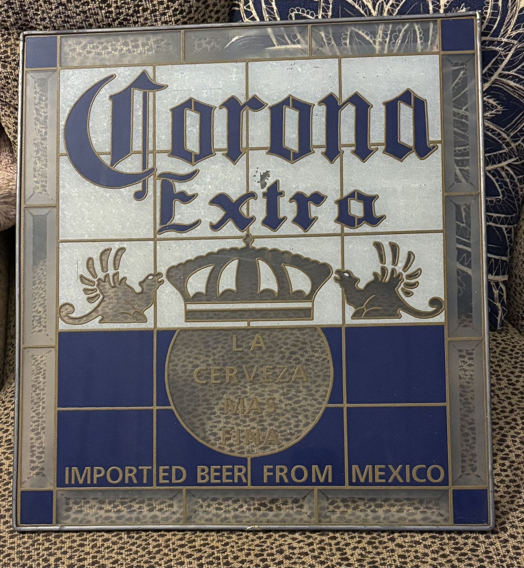 Vintage Corona Extra Stained Glass Fusion