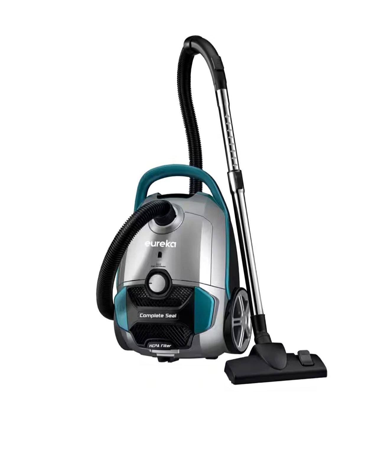 Eureka Bagged Blue Automatic Rewind HEPA Filter Multisurface Canister Vacuum