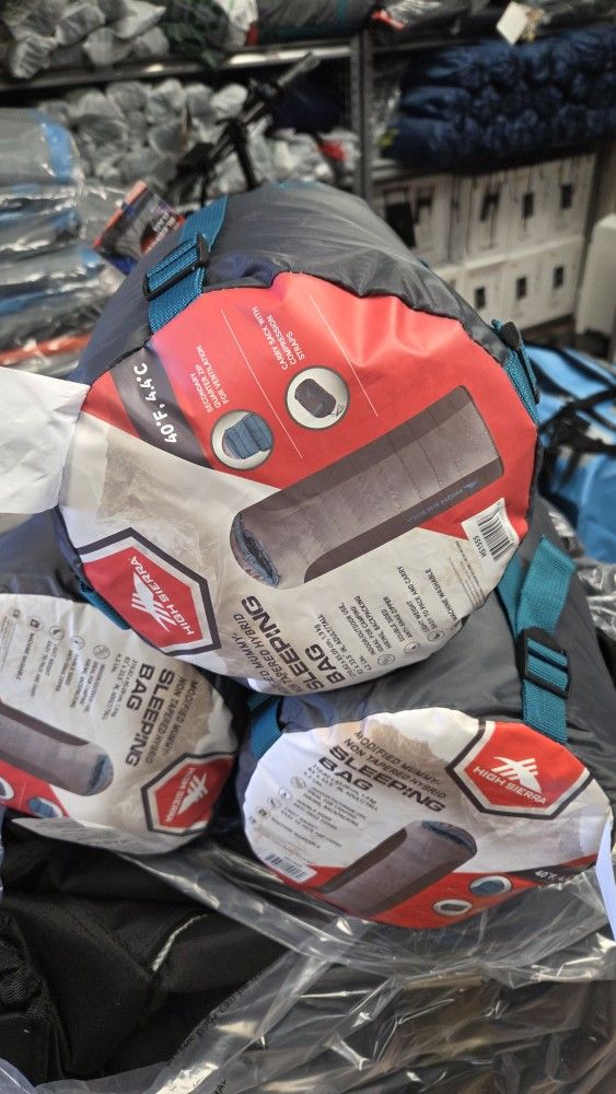 Brand New High Sierra Modified Munmy non tapered hybrid sleeping bag