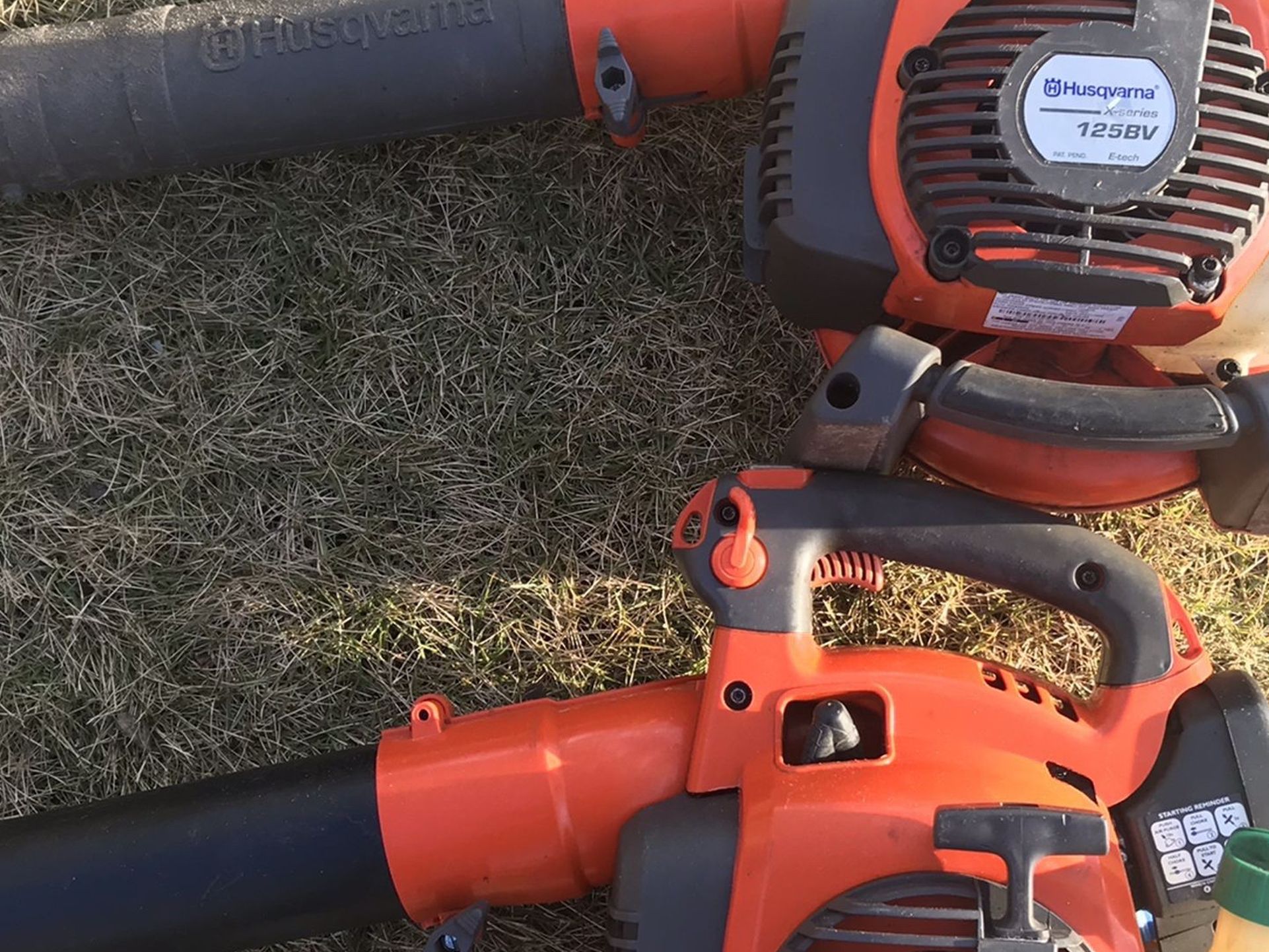 (2) Husqvarna Leaf Blower 125BVX