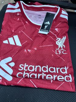 Liverpool 2026/27 home jersey size L UCL PATCHES INCLUDED
