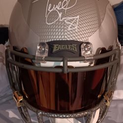 Terrell OWENS Salute To Service Helmet Signed 
