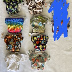 Blueberry Simplex All In One One Size Cloth Diapers (set 1)