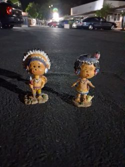 Native American Figurines Set of 2