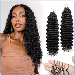 Brand new Human 16 Inch Crochet Hair Deep wave Crochet
