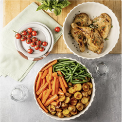 Trudeau 2-Piece Nesting Serving Bowl Set