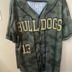 San Diego Bulldog Custom Camo Jersey