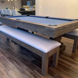 Dining Farmhouse Pool Table 