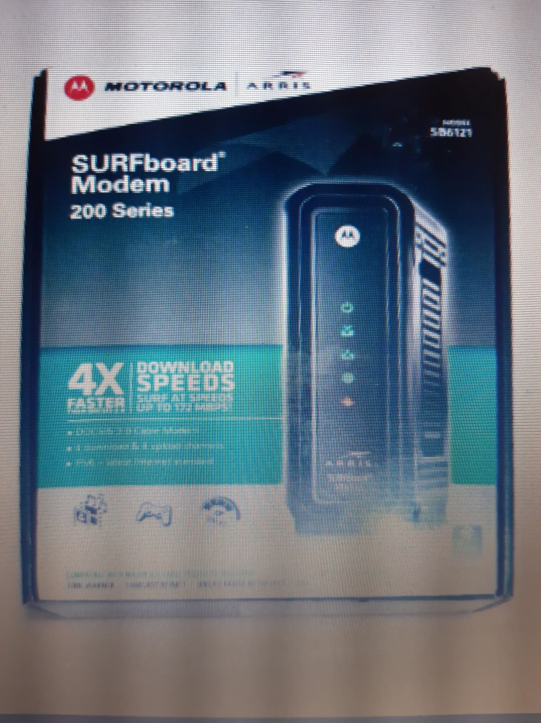 Branded Motorola arris modem and router