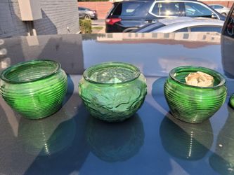 Emerald Green Bowls And Vases