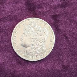 1888 o Morgan Silver Dollar 