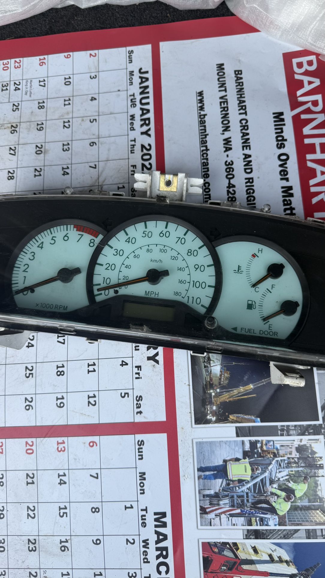 Toyota Corolla Cluster