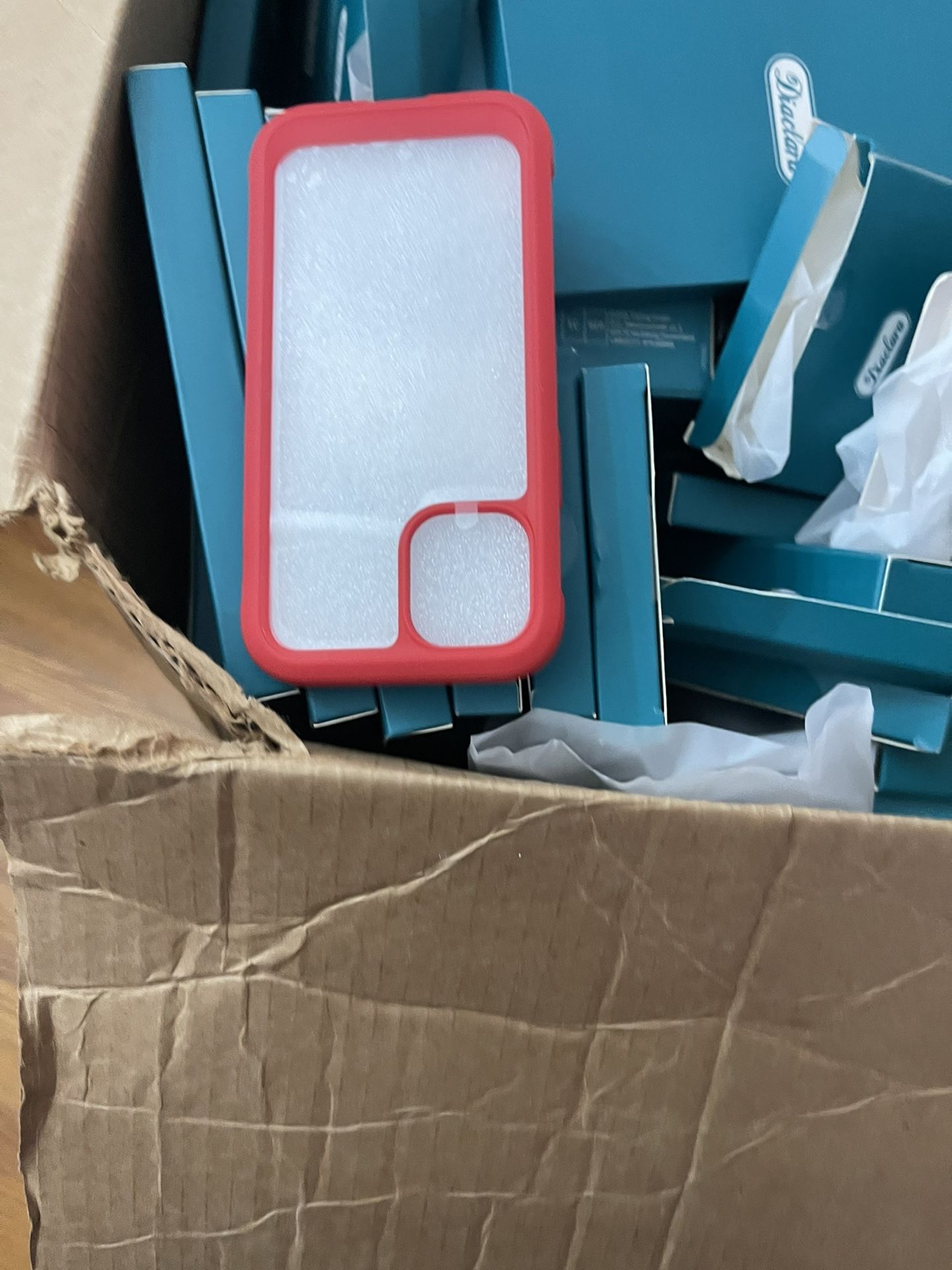 Box Of New Cell Phone Cases 