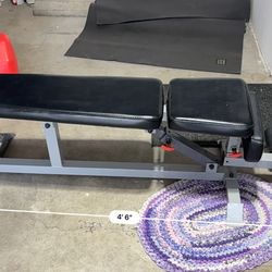 Flat And Decline weight Bench