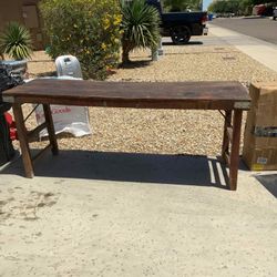 Teak Wood Farm Table