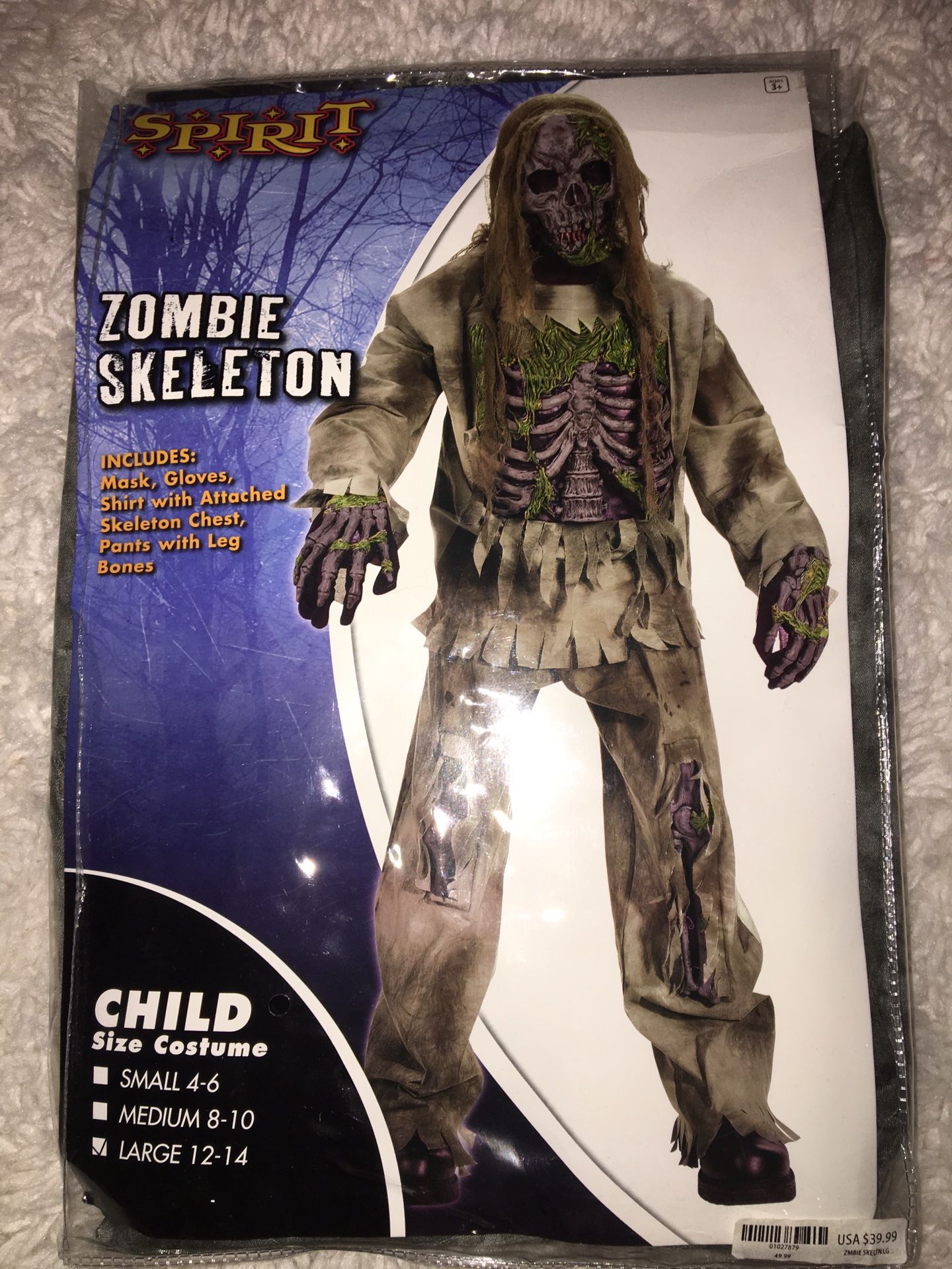 Zombie kids costume