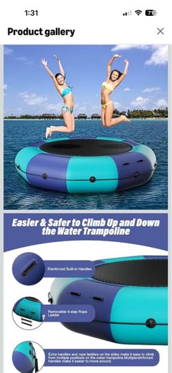 10’ inflatable trampoline