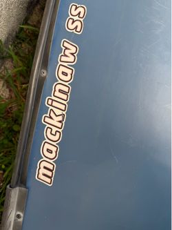 Sun Dolphin Mackinaw 15.6 SS 3 person Canoe with built-in transom