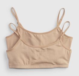 Nude Spaghetti Strap Bralettes – Set of 2