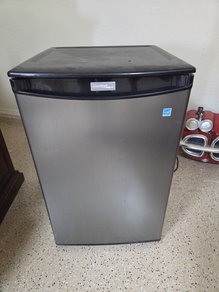 Danby Designer Stainless Mini Fridge 