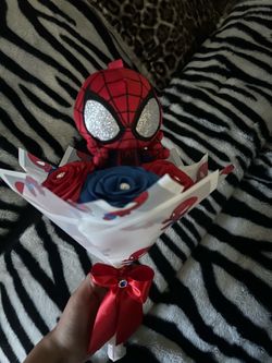 Spider man flower bouquet