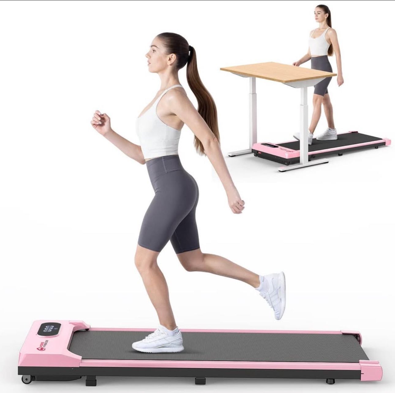 Home fitness 1.5HP Electric Treadmill, Running Machine for Home Maximum Weight 220lb Suitable for Love of Sports Fitness Girls (A239)