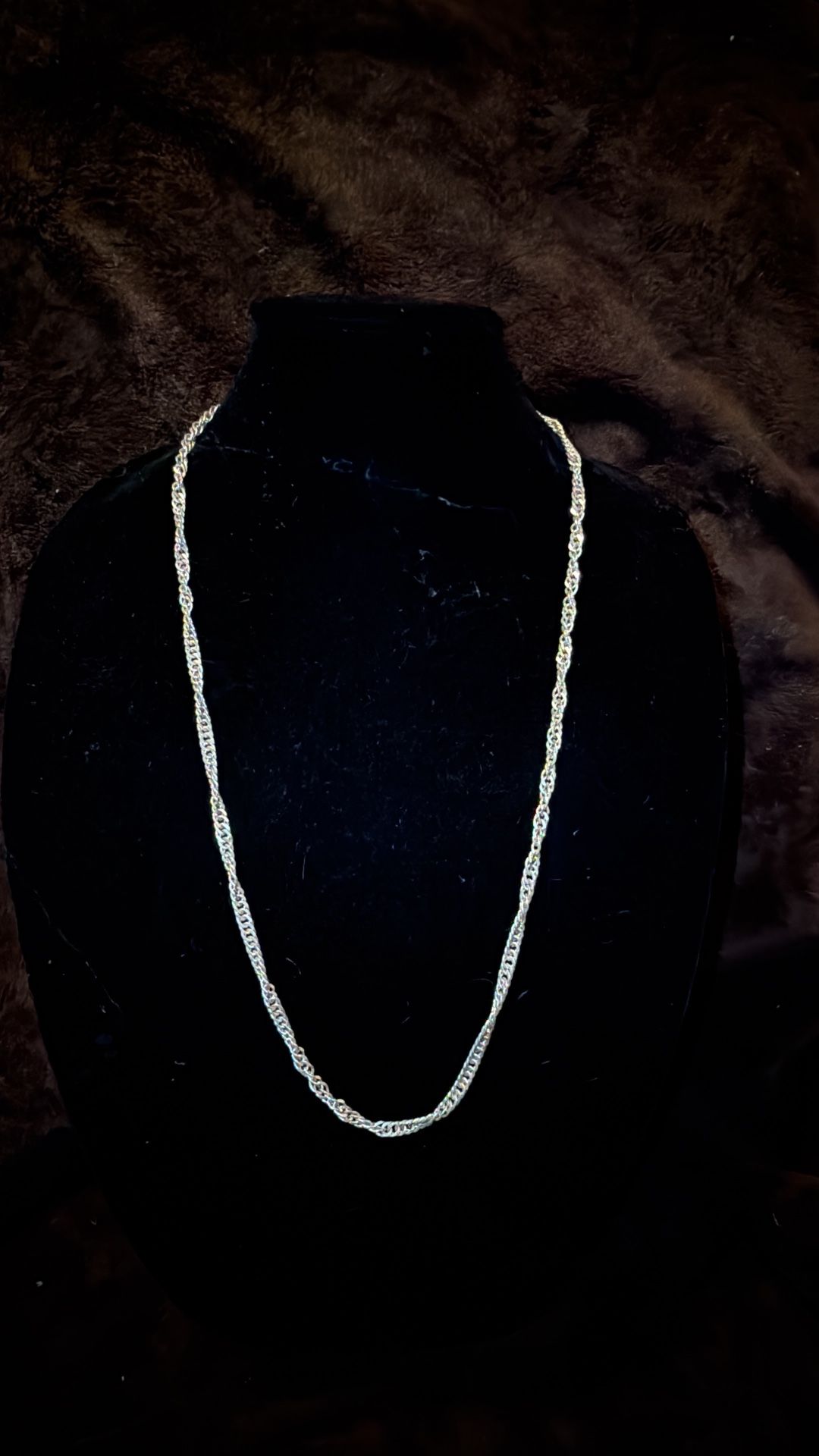 30” Vintage Sterling Silver Link Chain Necklace Chain Italian 36.6 grams