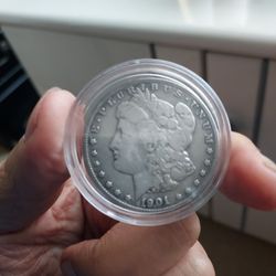 1901s Morgan Silver  Dollar Rare 