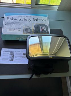 Black Adjustable Back Seat Baby Car Mirror Safety Mirror (SH-M-02)