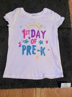 Toddler Girl Pre-K Size 4T  T-Shirt 