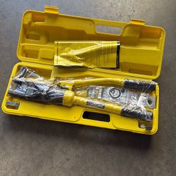 16 Ton Hydraulic Wire Cable Lug Terminal Crimper Crimping Tool with 11 Dies YQK-300 Fit for for Welding Cables, Power Wires and Electrical Cables