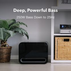 WiiM Sub Pro – 8" 250 W Wireless Smart Subwoofer