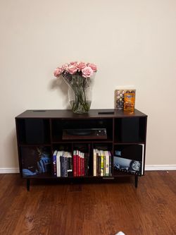 Large Record Player Stand