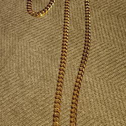 24 Inch 24k Plated Stainless Steel Won't Rust Or Tarnish 