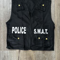 Men’s Swat Team Vest Halloween Costume