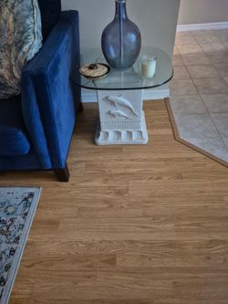 Dolphin coffee and end tables